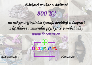 Dárkový poukaz v hodnotě 800 Kč